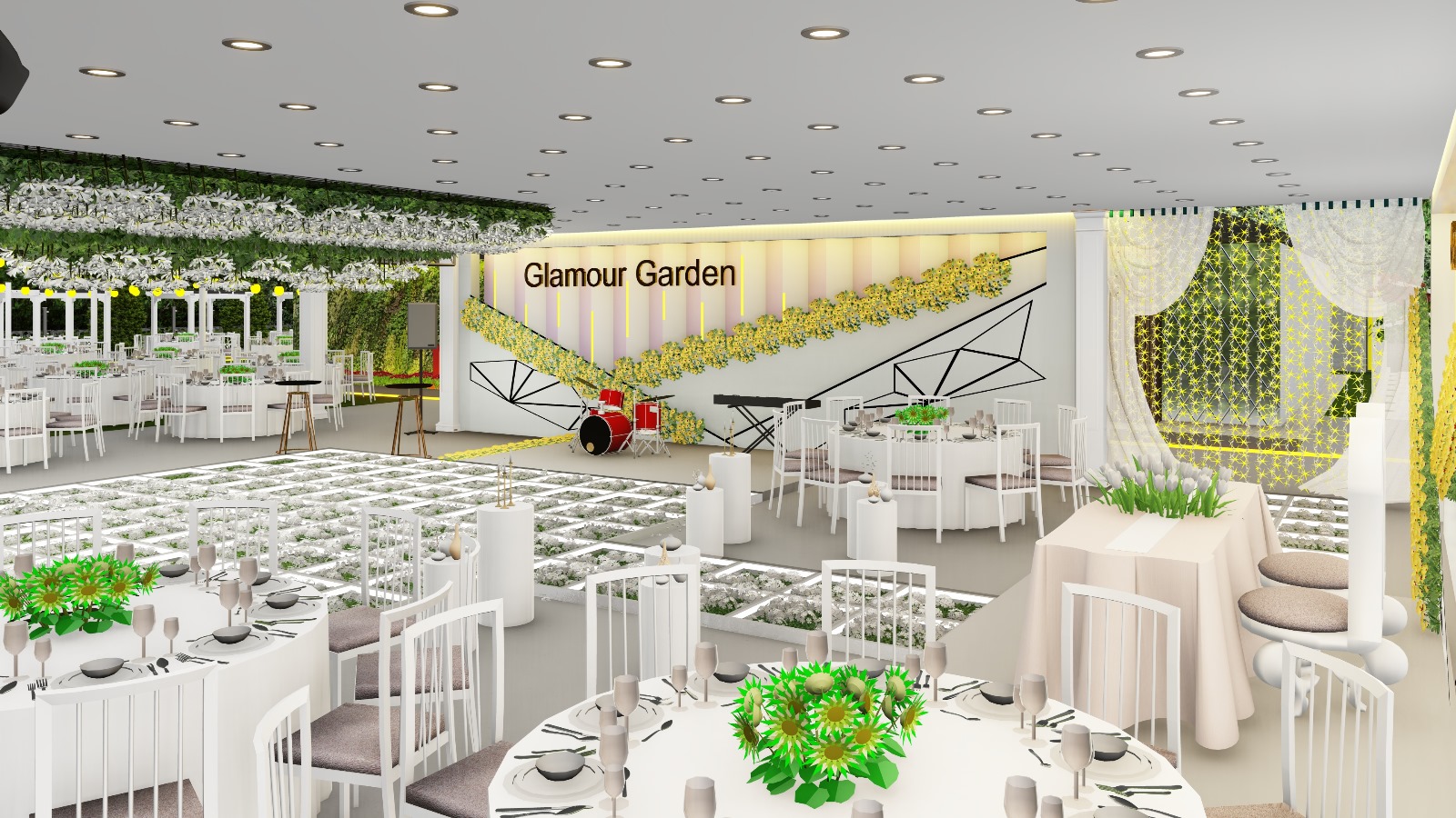 Glamour Garden Düğün Ve Organizasyon Salonları — Kozlu, Zonguldak kır düğünü mekanı görsel 1