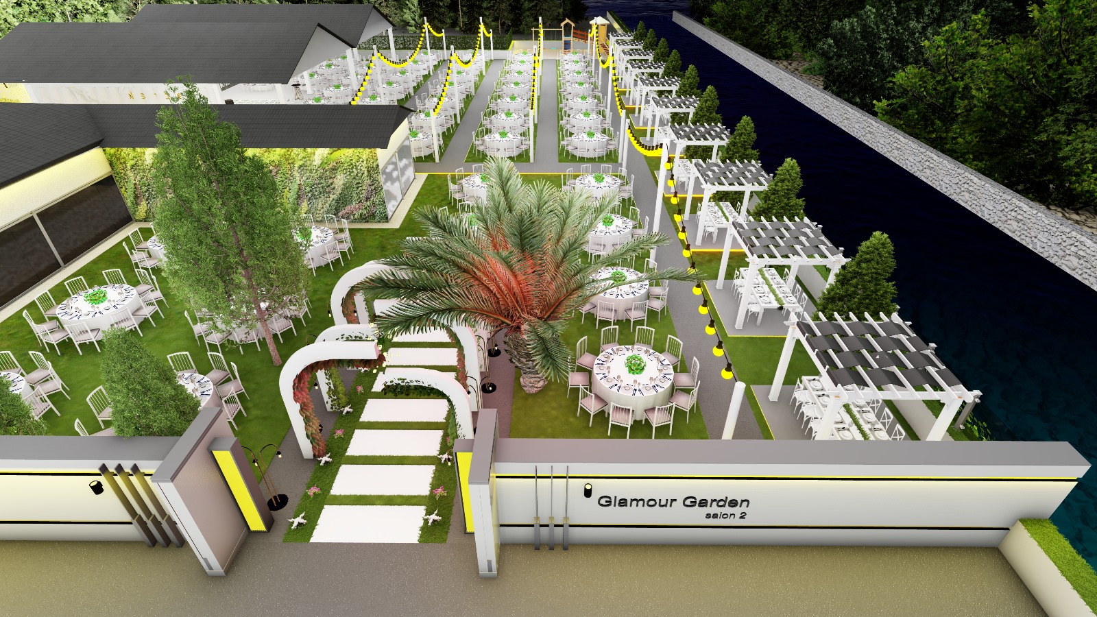 Glamour Garden Düğün Ve Organizasyon Salonları — Kozlu, Zonguldak kır düğünü mekanı görsel 9